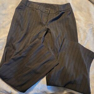 Womens black pinstripe trousers